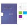 Cahier - 17x22(cm) - DL 2mm - 32 pages - couverture en carton - sans spirale - Clairefontaine - Calligraphe