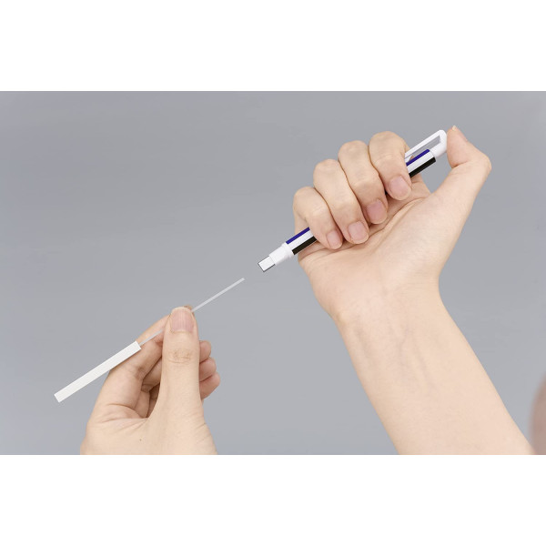 Gomme stylo - Blanche - Pointe rectangulaire - Recharge incluse - Tombow