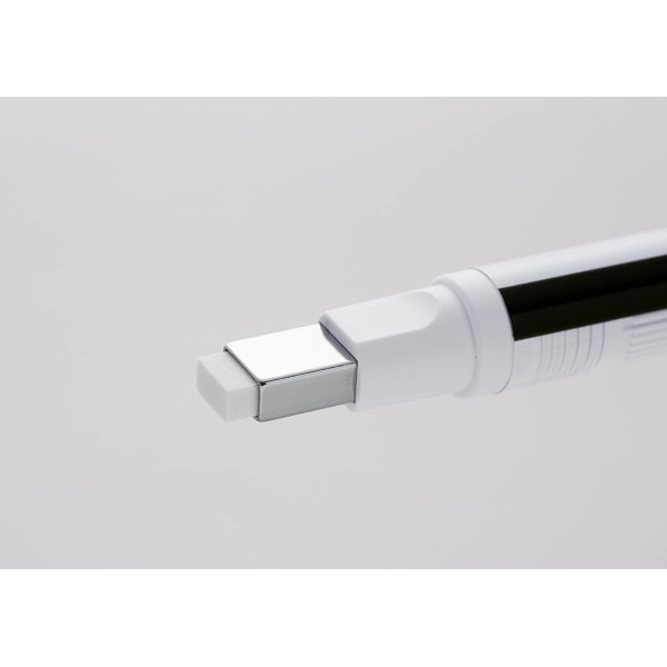 Gomme stylo - Blanche - Pointe rectangulaire - Recharge incluse - Tombow