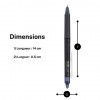Stylo FriXion Pilot Point Clicker - Noir - Rétractable - Pointe fine 0,5 mm