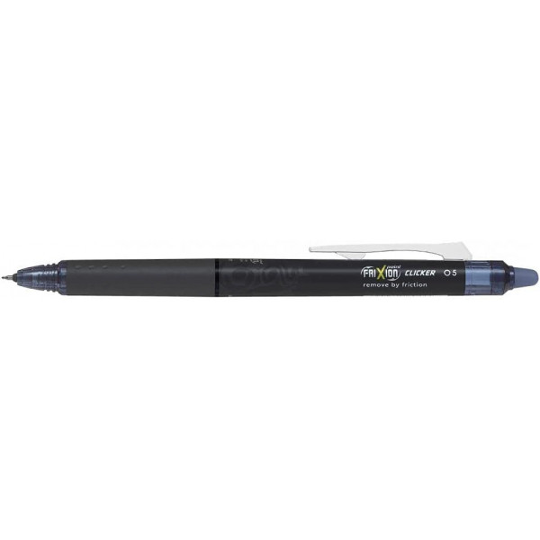 photo-Stylo FriXion Pilot Point Clicker - Noir - Rétractable - Pointe fine 0,5 mm