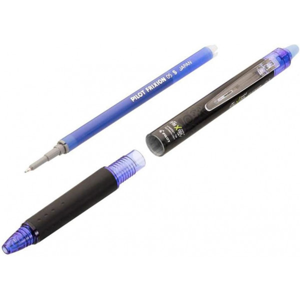 Stylo FriXion Pilot Point Clicker - Noir - Rétractable - Pointe fine 0,5 mm
