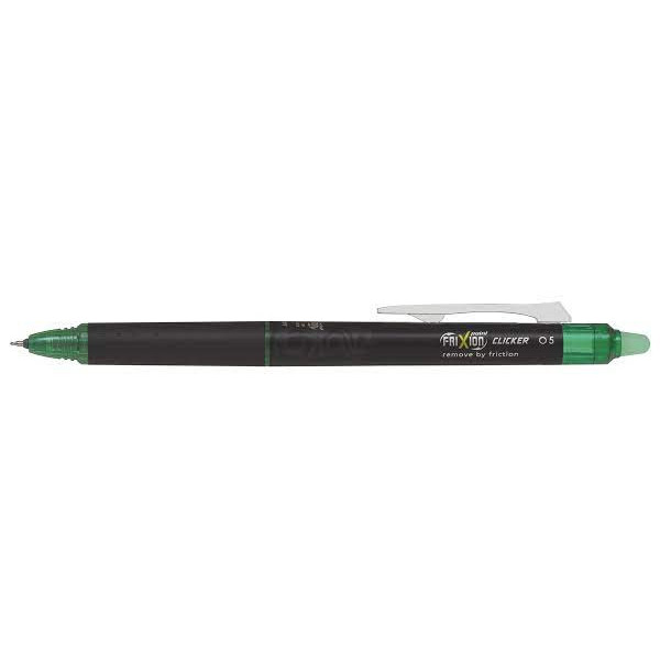 Stylo FriXion Pilot Point Clicker - Vert - Rétractable - Pointe fine 0,5 mm