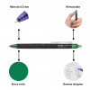 Stylo FriXion Pilot Point Clicker - Vert - Rétractable - Pointe fine 0,5 mm