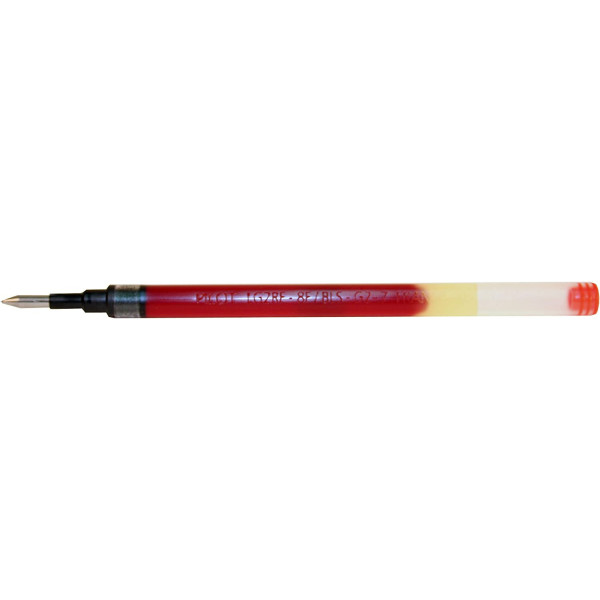photo-Recharge pour stylo roller - Encre gel - Pilot G-2 - Pointe moyenne - Rouge