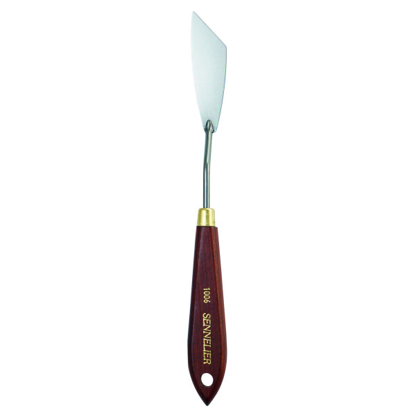 photo-Couteau à peindre - Sennelier - N°1006 - Manche bois - Lame acier