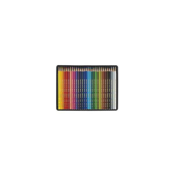 30 crayons de couleur - Aquarelle - Caran d'Ache - Prismalo - Assortiment