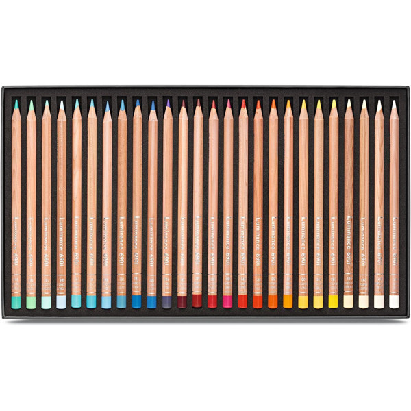 Boite de 76 crayons de couleur Luminance 6901 Caran d'Ache