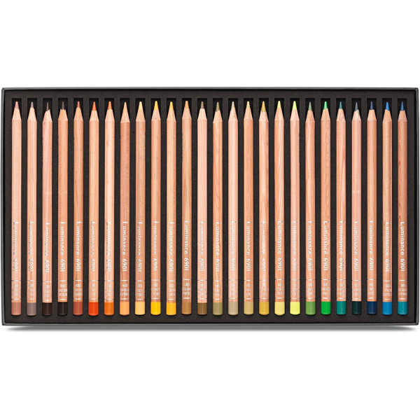 Boite de 76 crayons de couleur Luminance 6901 Caran d'Ache