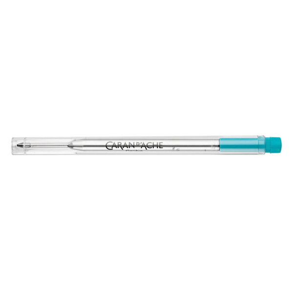 photo-Recharge - Cartouche - Stylo à bille - GOLIATH - Carand'Ache - Turquoise - Pointe M