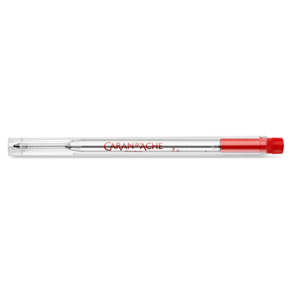 photo-Recharge - Cartouche - Stylo à bille - GOLIATH - Carand'Ache - Rouge - Pointe M