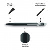 Porte-mines - Métal - Noir - Mine de 0,7mm - Rechargeable - Caran d'Ache 849