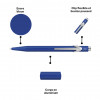Stylo à bille - Bleu - Métal - Pointe moyenne - Caran d'Ache - 849