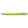 photo-Stylo à bille - Jaune fluo - Métal - Encre bleue - Pointe moyenne - Carand'Ache - 849