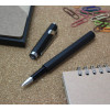 Stylo plume - Noir - Métal - Plume moyenne - Rechargeable - Caran d'Ache - 849