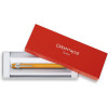 Stylo plume - Orange fluo - Métal - Plume moyenne - Rechargeable - Caran d'Ache - 849