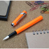 Stylo plume - Orange fluo - Métal - Plume moyenne - Rechargeable - Caran d'Ache - 849