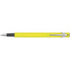 photo-Stylo plume - Jaune fluo - Métal - Plume moyenne - Rechargeable - Carand'Ache - 849