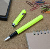 Stylo plume - Jaune fluo - Métal - Plume moyenne - Rechargeable - Caran d'Ache - 849