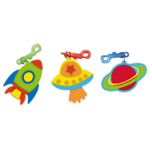 photo-Kit - Je crée mon porte-clés - Fusées de couleurs - CTOP