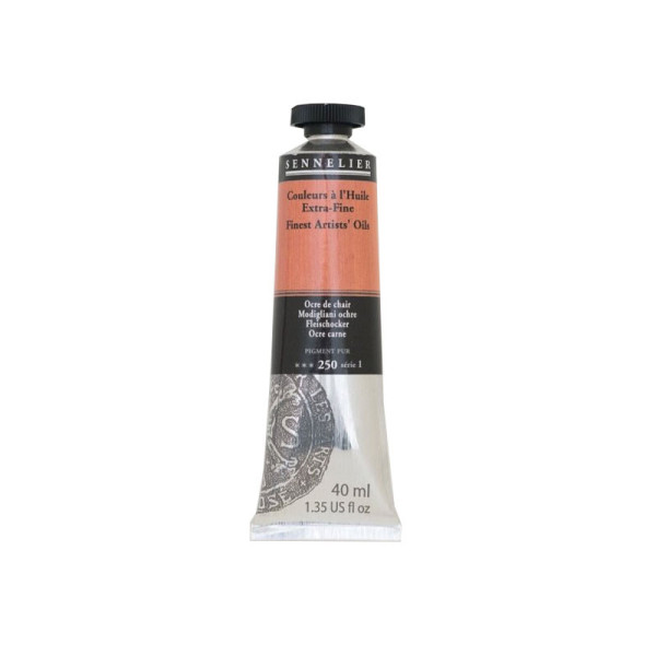 photo-Sennelier - Peinture à l'huile - Extra-fine - Ocre de chair - N°250 - Tube de 40ml