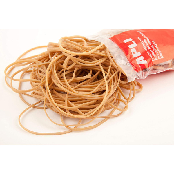 Bracelets caoutchouc 120x2mm sachet de 1kg - Apli