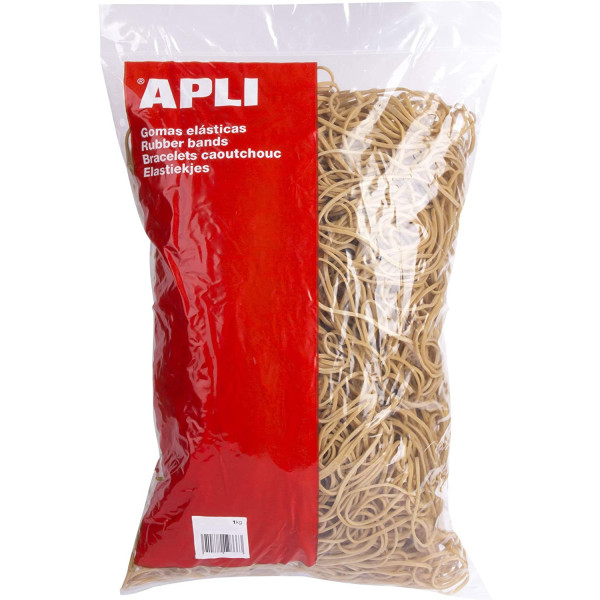 photo-Bracelets caoutchouc 160x3mm sachet de 1kg - Apli
