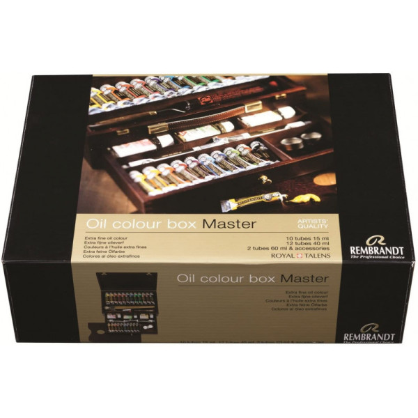 photo-Coffret de peinture à l'huile extra-fine - 24 tubes - Royal Talens