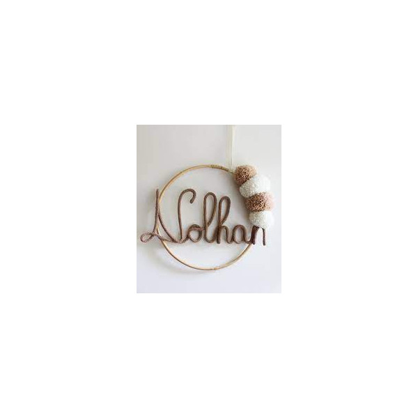 Cercle en rotin - 25 cm de diamètre - Pour décoration - CTOP