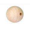 photo-Perle en bois naturel - Déco - Loisirs créatifs - 2,5 cm de diamètre - 15 pièces