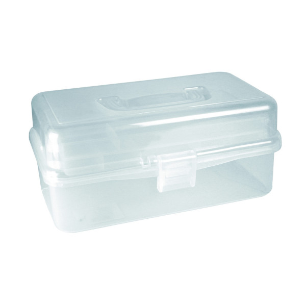 photo-Boîte de rangement - Plastique - Avec compartiments - 33x20x15cm