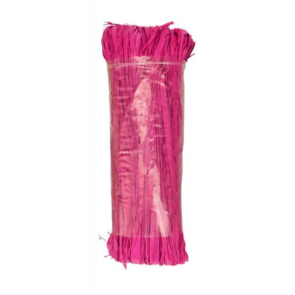photo-Pelote de raphia - Rose - Fuchsia - 50g - CTOP