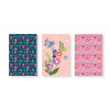 Cartes à colorier - Cartes noires à gratter - Fleurs - 3 modèles - 10 x 15 cm