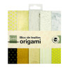 PHOTO-Feuilles de papier origami - Bloc de 20 feuilles double face - 15,2x15,2 cm - CTOP