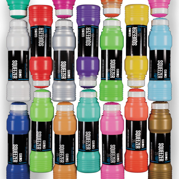 Grog - Squeezer 25 FMP - Violet Goldorak - Marqueur peinture - Street-art