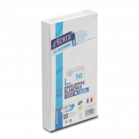 Lot 50 Env. Blanche Dl Ss Fenetre Gpv pas cher
