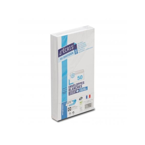 Lot 50 Env. Blanche Dl Ss Fenetre Gpv pas cher