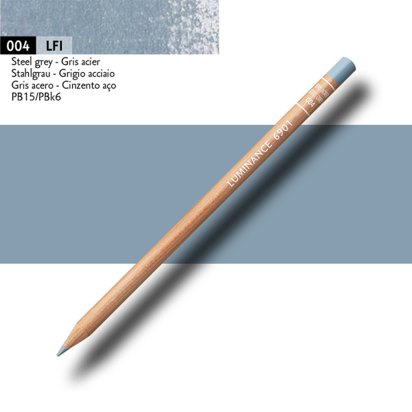 Crayon de couleur - Gris acier - Caran d'Ache - Luminance 6901