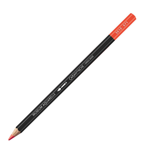 Crayon de couleur - Aquarelle - Rose anthraquinone - Carand'Ache - Museum Aquarelle