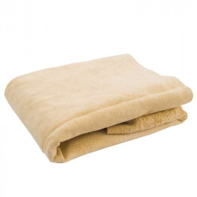 photo-Peau de chamois véritable - Chiffon pour intérieur des voitures - 45 x 30 cm