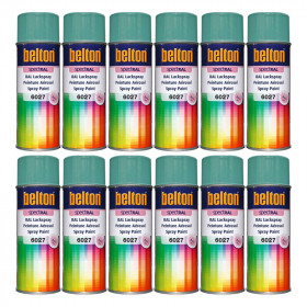 photo-12 bombes de peinture Belton Spectral RAL 6027 vert clair 400ml