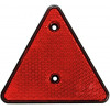 photo-Triangle de signalisation pour remorque - Réflecteur rouge - A fixer