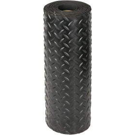 Revêtement de sol pour garage - Noir - Rouleau de 5,5 x 0,4m - Antidérapant