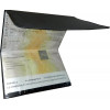 Etui pour carte grise - 3 volets - 130 x 260 mm - PVC - Noir