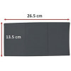 Etui pour carte grise - 3 volets - 130 x 260 mm - PVC - Noir