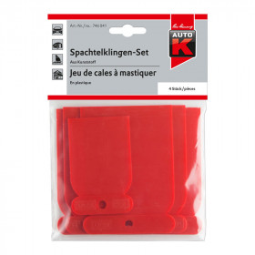 photo-Cales à mastiquer - Pour appliquer le mastic - Assortiment de 4 tailles - Auto K