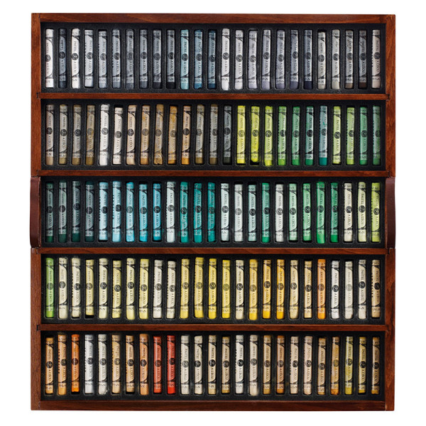 Coffret bois 250 pastels à l'écu Sennelier