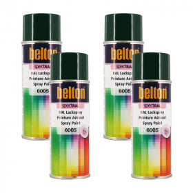 photo-4 bombes de peinture Belton Spectral RAL6005 Vert mousse 400ml