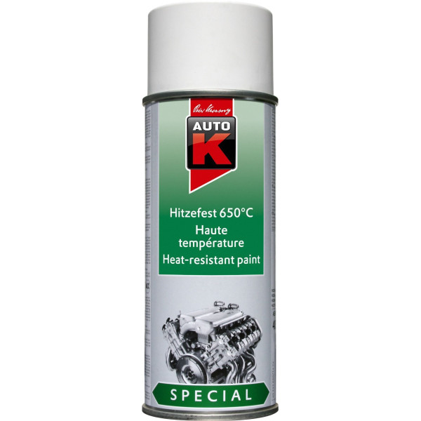 photo-Bombe de peinture haute température - Blanc - Auto-K - 400ml