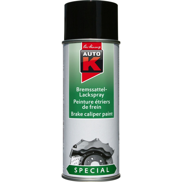 photo-Bombe de peinture noir étriers de frein voiture Auto K 400ml